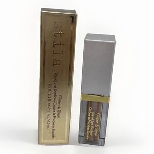 Stila Glisten & Glow Liquid Eye Shadow Ocean Full Size New in Box Glitter Gold